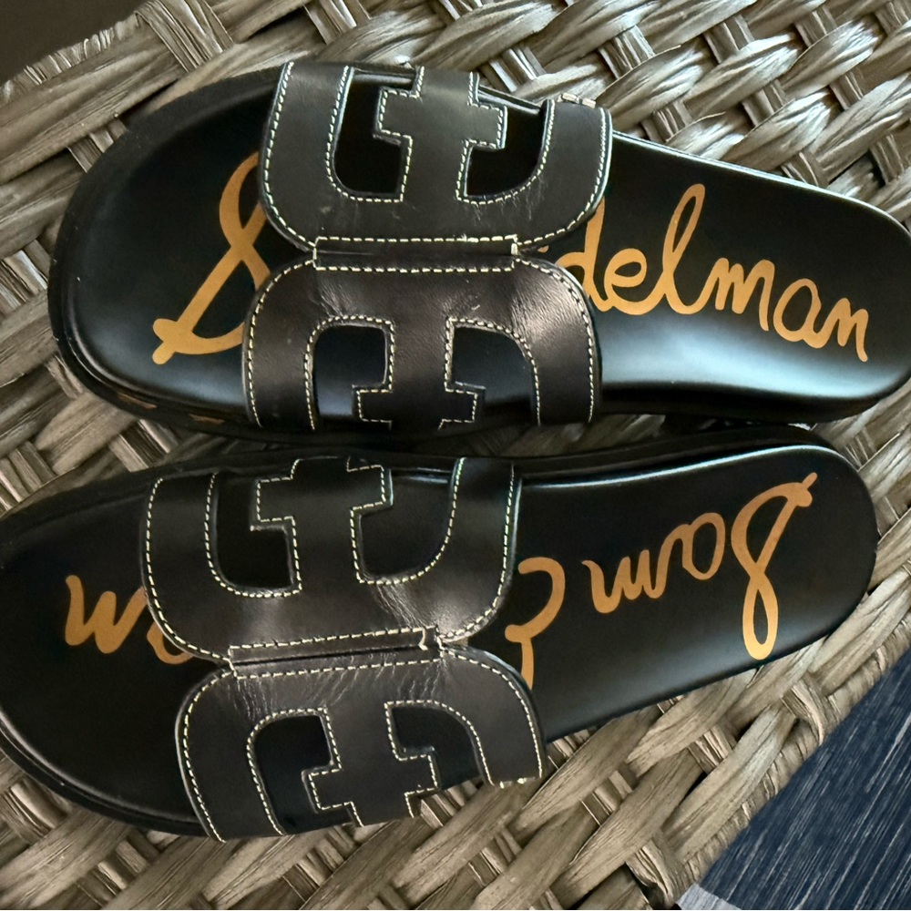 Sam Edelman Black Slides